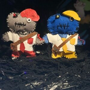 Hand made Zombies in your sports team colors for football season! Made to order.